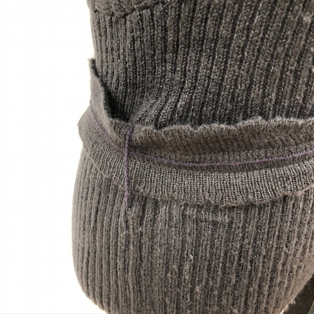 Ryu Cardigan Sweater Jumper Womens Small Charcoal Gray Short Sleeve Modern - Picture 9 of 16